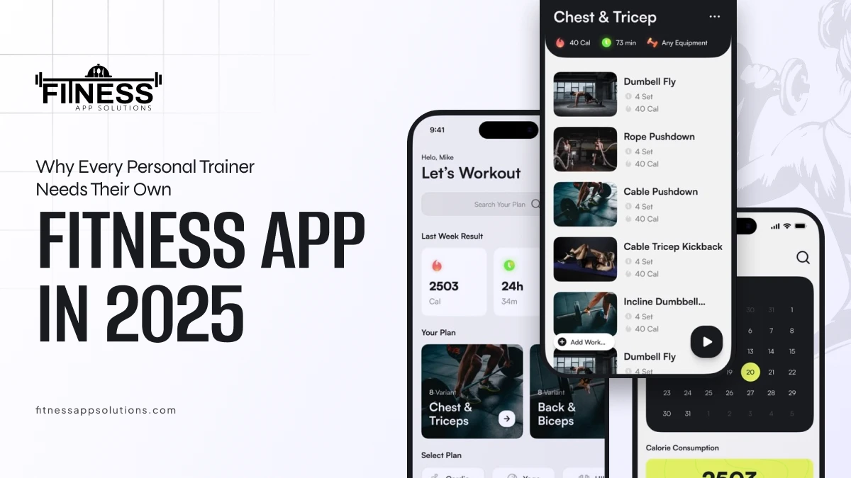 every personal trainer needs their own fitness app |Fitness App Solutions |