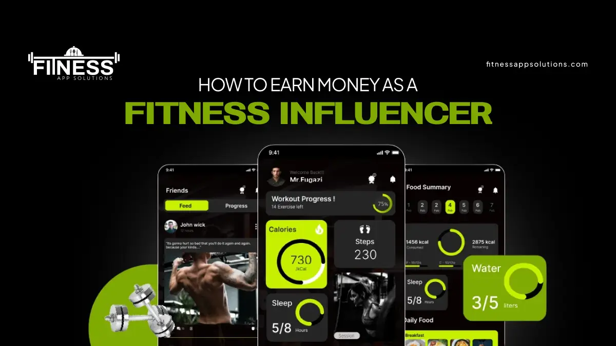 How to earn money as a fitness Influencer|FitnessApp Solutions |